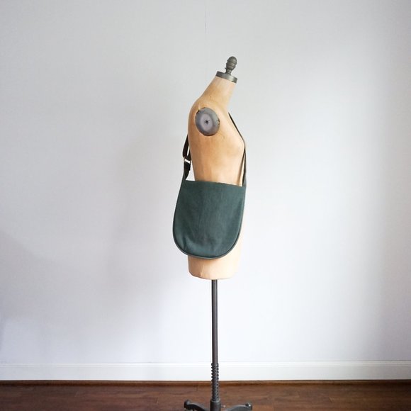 Green Skagen Nylon Hobo with an Adjustable Strap - Picture 2 of 5